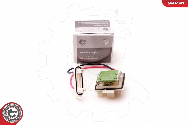 Resistor, interior blower